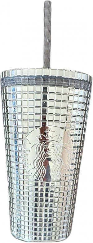 Starbucks 2023 Holiday Stainless Steel Tumbler With Cold Wrap, 16oz Silver | 874YFBEUH
