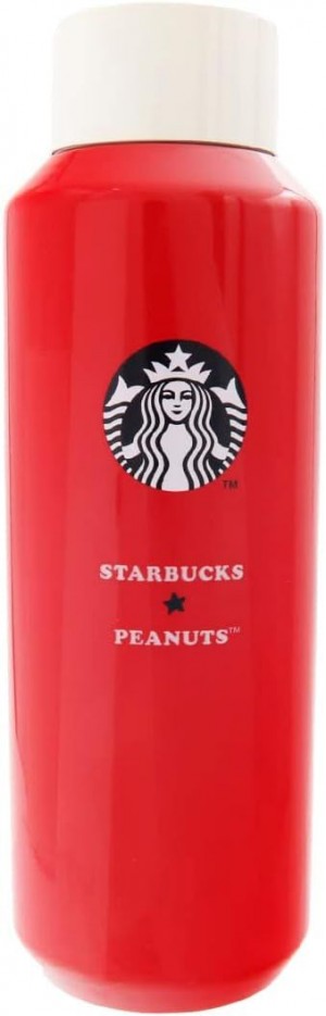 Starbucks Peanuts Japan Limited Stainless Bottle Red Peanuts Beagle 473ml Red | 831HTPIUN