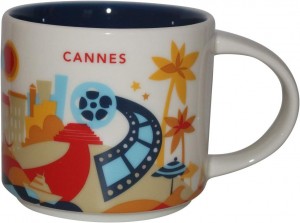 Starbucks You Are Here Cannes Ceramic Coffee Mug New With Box White | 076JEDWAV