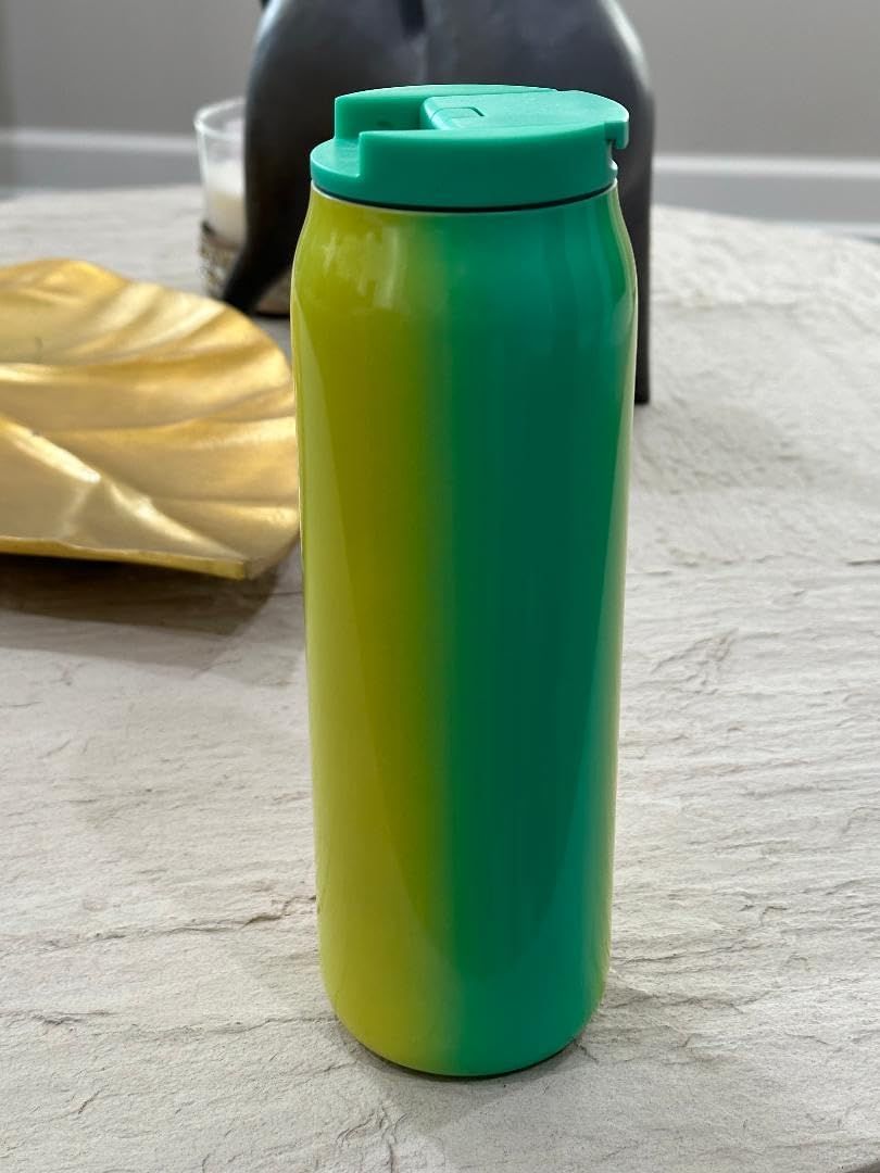 Starbucks 2022 Mint Green And Yellow Gradient Vacuum Insulated Stainless Steel Tumbler 20 Oz Mint Green Yellow Grey | 934LOUJPI