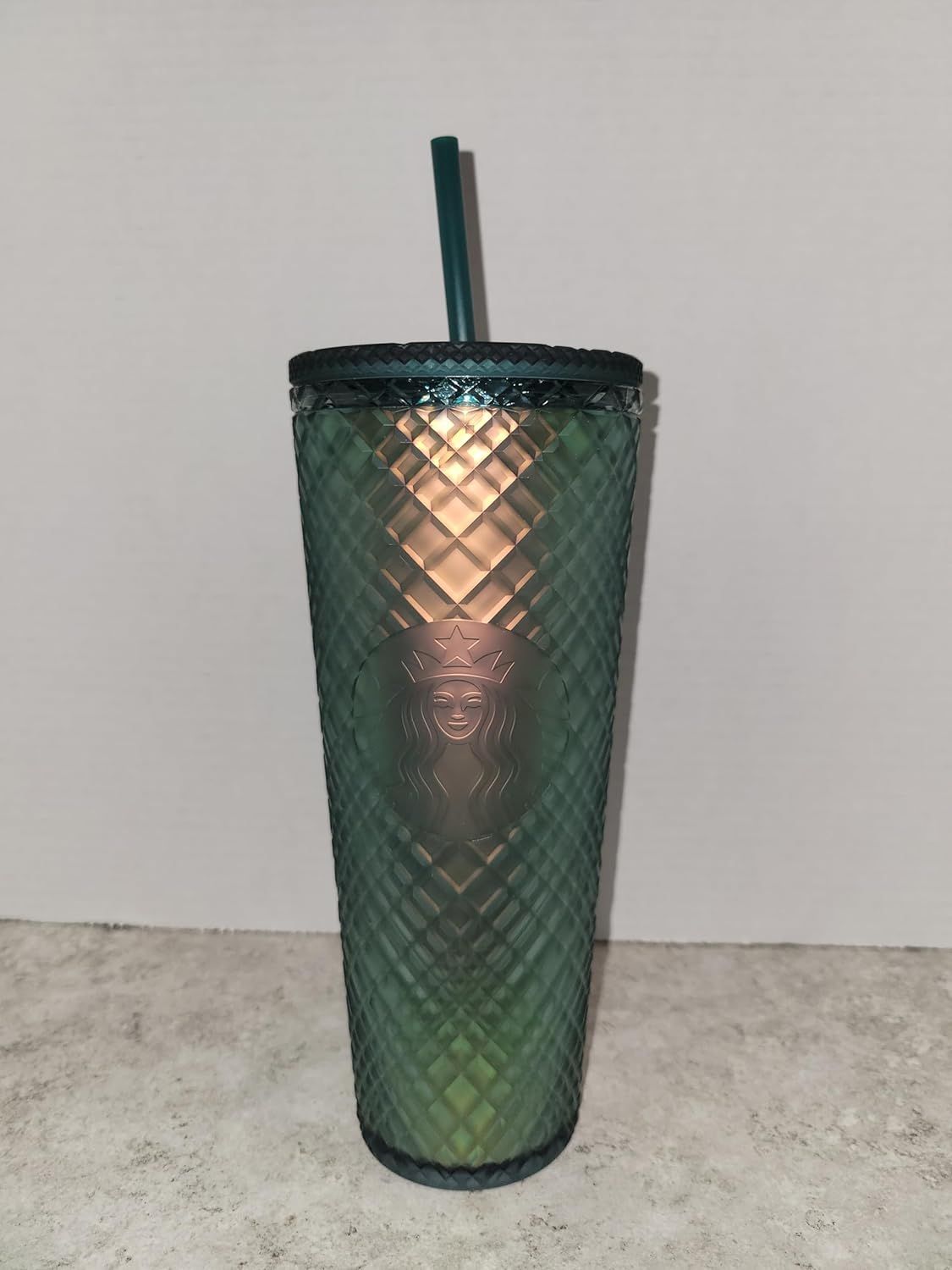 Starbucks 2023 Halloween Soft Touch Jeweled 24oz Tumbler Green | 715LZOVUT