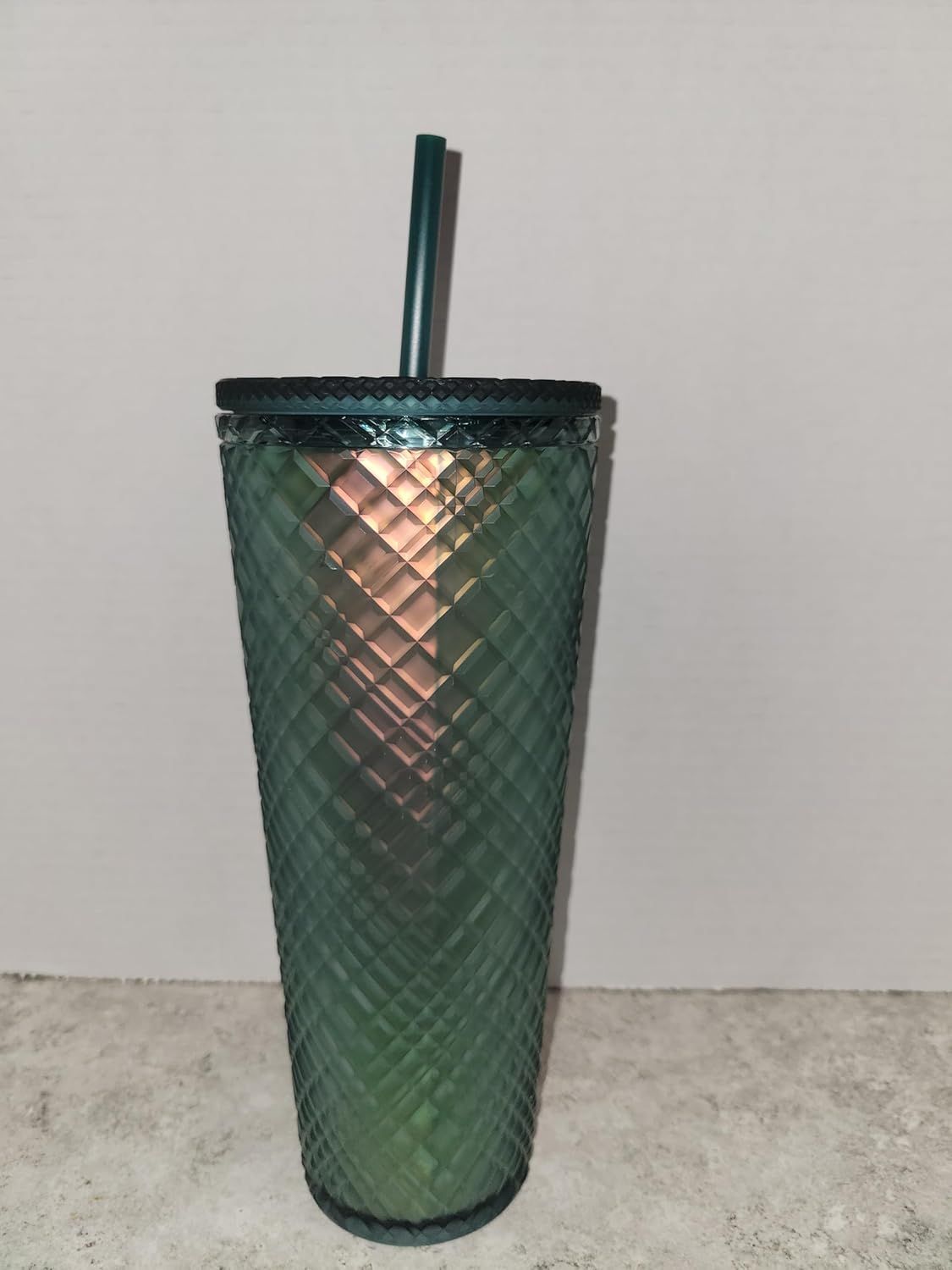 Starbucks 2023 Halloween Soft Touch Jeweled 24oz Tumbler Green | 873YHEPDR