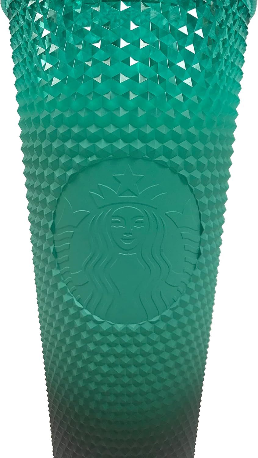 Starbucks Green Gradient Studded Acrylic Tumbler Fall Winter Holiday 2022 (24 Oz - Venti) Green | 637FQSRNP
