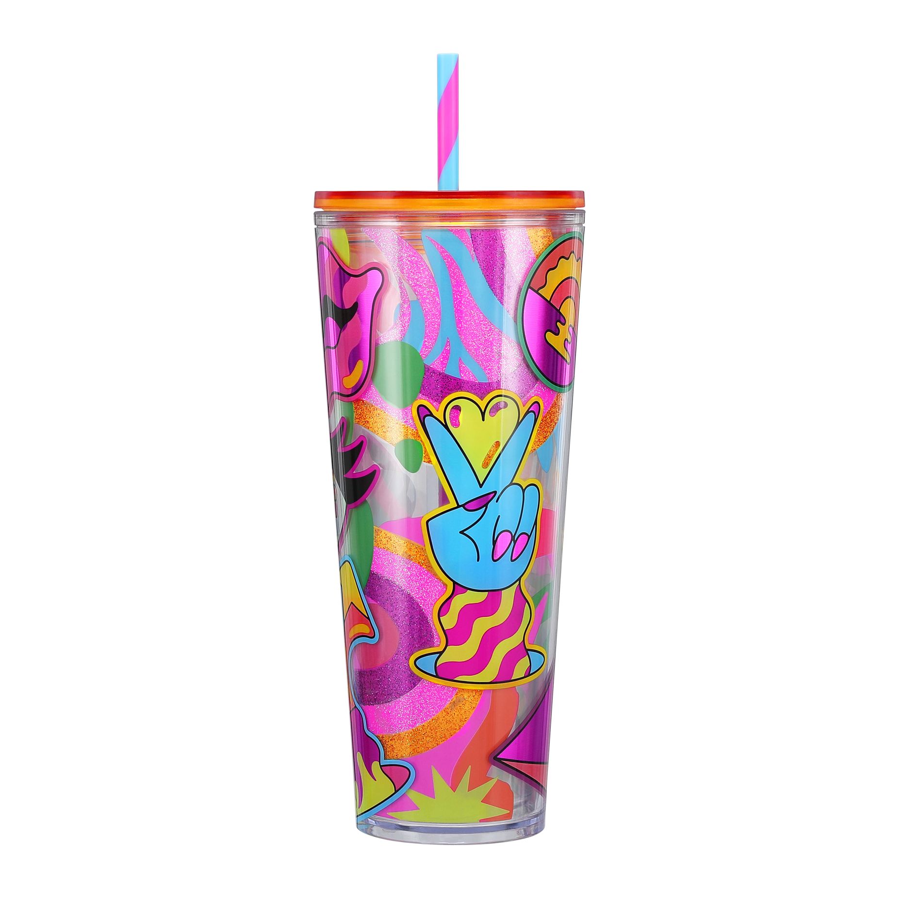 Starbucks Hand and Heart Cold Cup 24oz Multicolor | 968SFTJAL