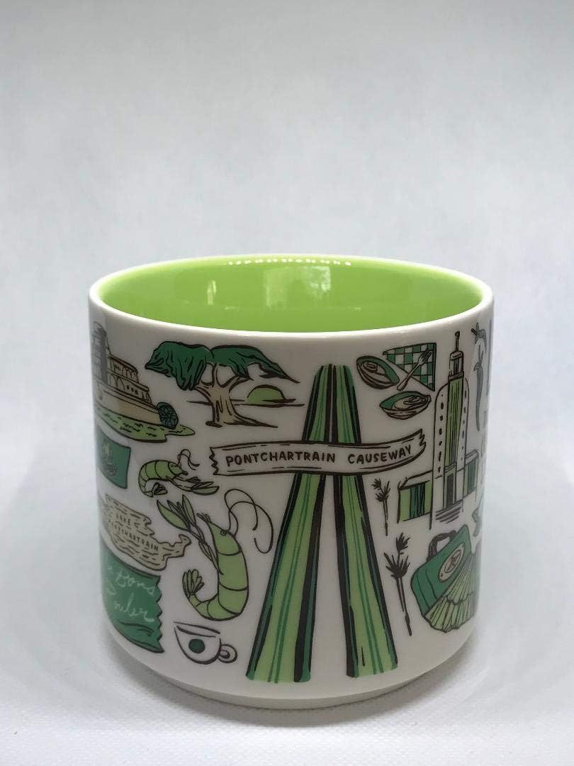 Starbucks Louisiana Been There Series Across The Globe Collection Ceramic Coffee Mug 14 Oz Multicolor | 423CQSNKO