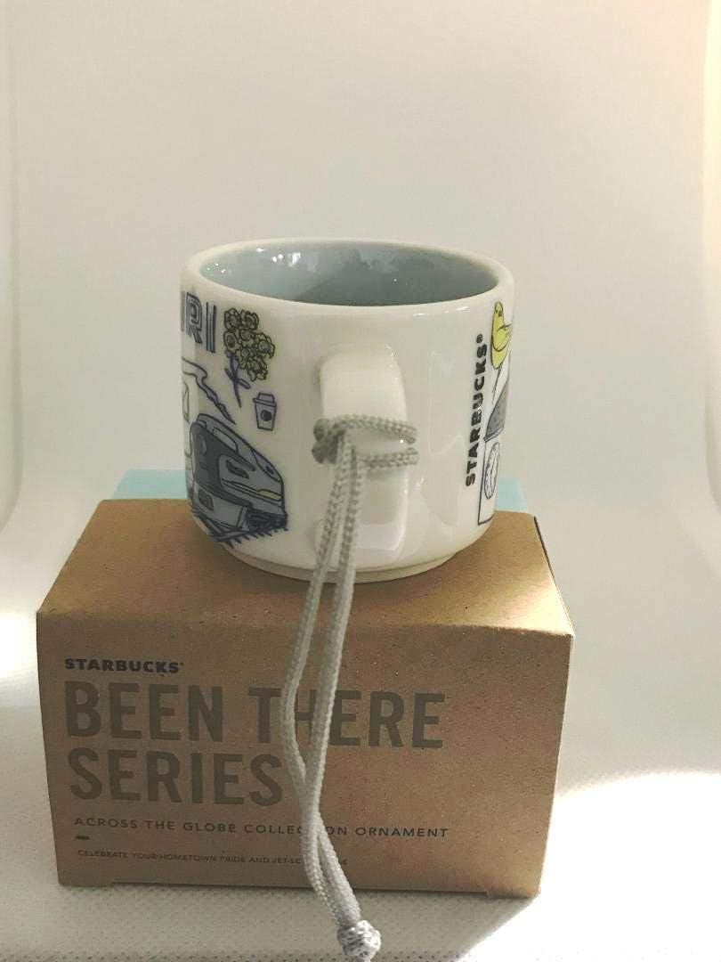 Starbucks Missouri Been There Series Across The Globe Collection Demitasse Espresso Coffee Mug Cup Ornament White / Blue | 324IQPRJT