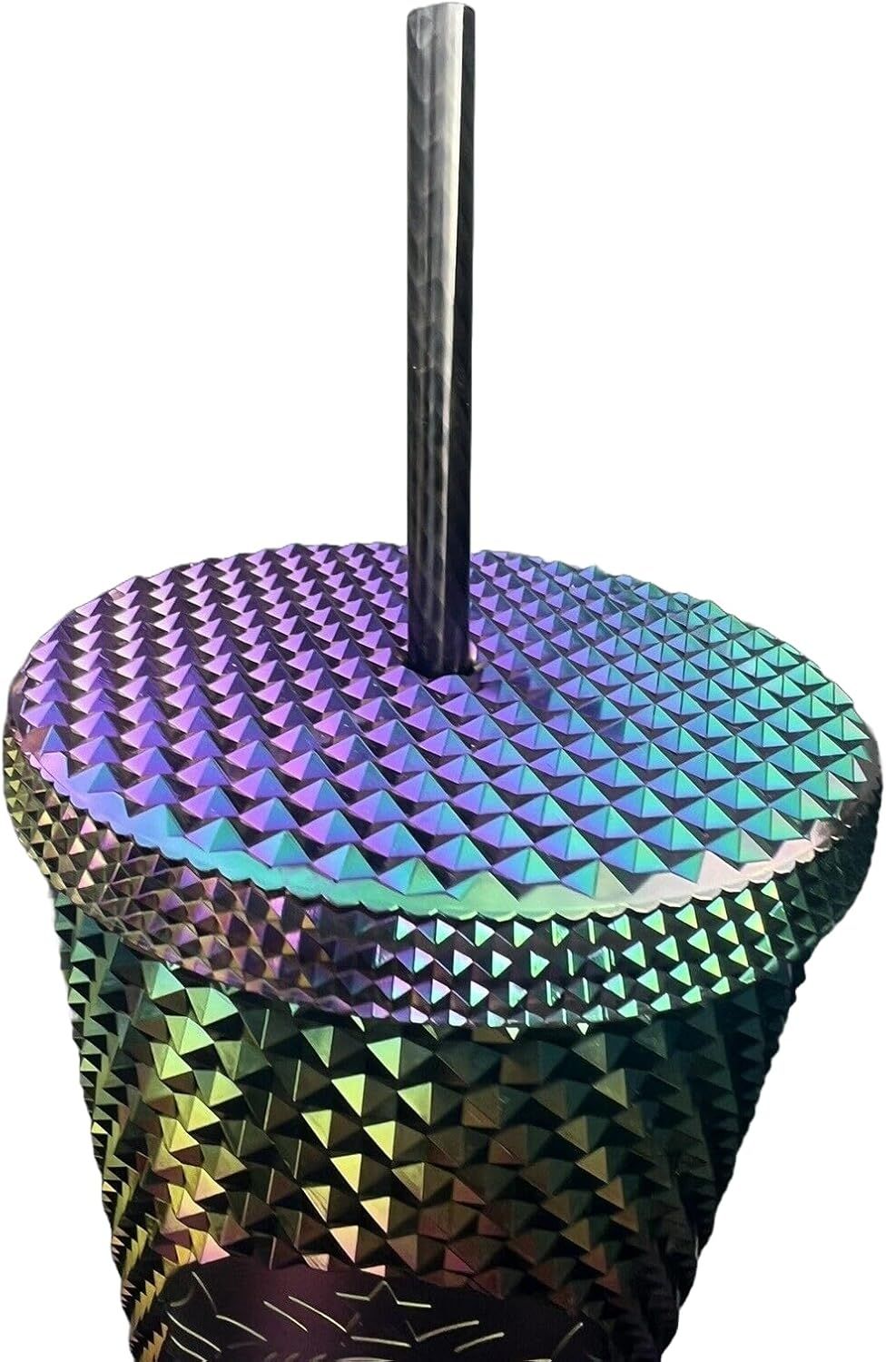 Starbucks Satrbucks Limited Edition Studded Oil Slick Rainbow Iridescent Tumbler Fall 2023 Venti 24 Oz Multicolor | 078RSAOYK