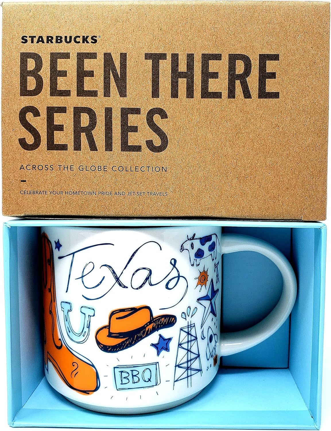 Starbucks Texas Coffee Mug, Been There Series Across The Globe Collection, 14 Ounces Coffee | 365CTPJIO