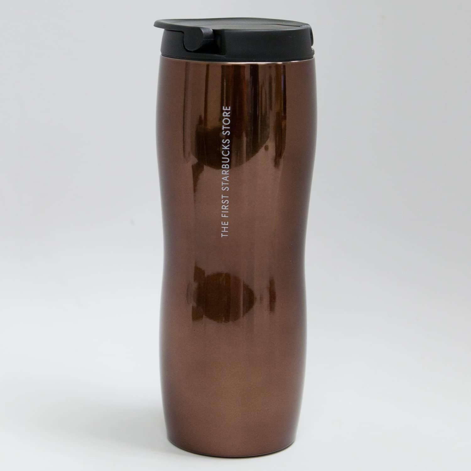 Starbucks The First Store Pike Place Stainless-steel Tumbler (16 Oz, Brown) Brown | 491KOVNZP