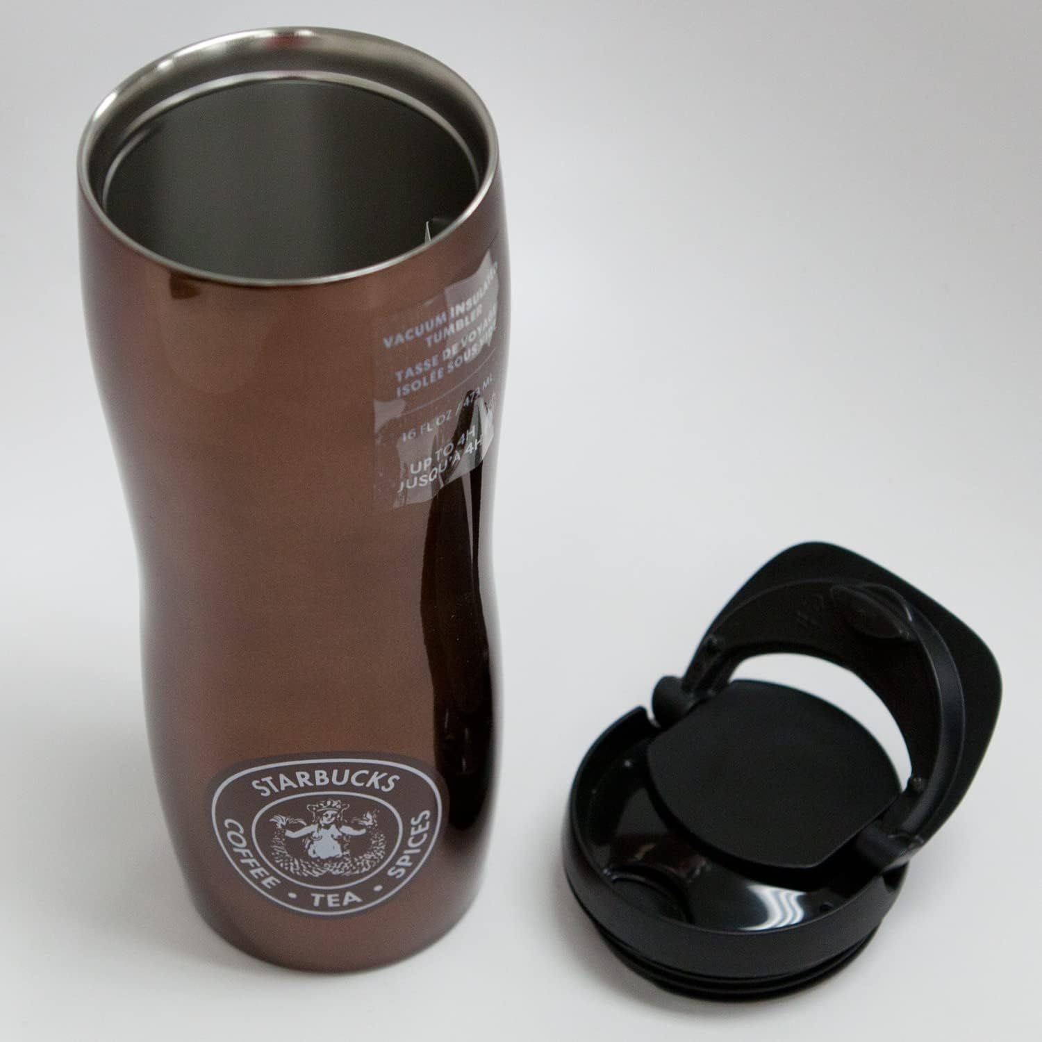 Starbucks The First Store Pike Place Stainless-steel Tumbler (16 Oz, Brown) Brown | 491KOVNZP