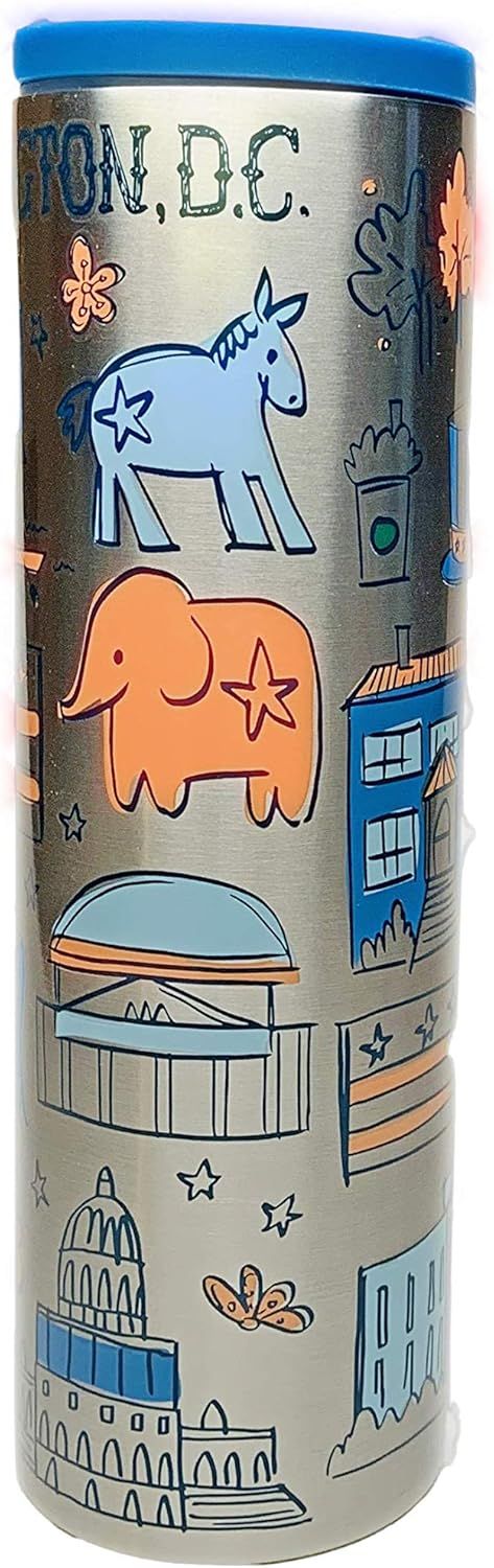 Starbucks Washington, Dc Insulated Tumbler Stainless Steel Been There Series, Across The Globe Collection, 16 Fluid Ounces Multicolor | 506XIDSQK